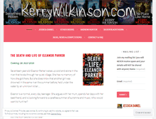 Tablet Screenshot of kerrywilkinson.com